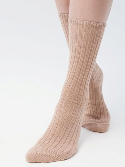 Носки женские Н259-08 бежевые