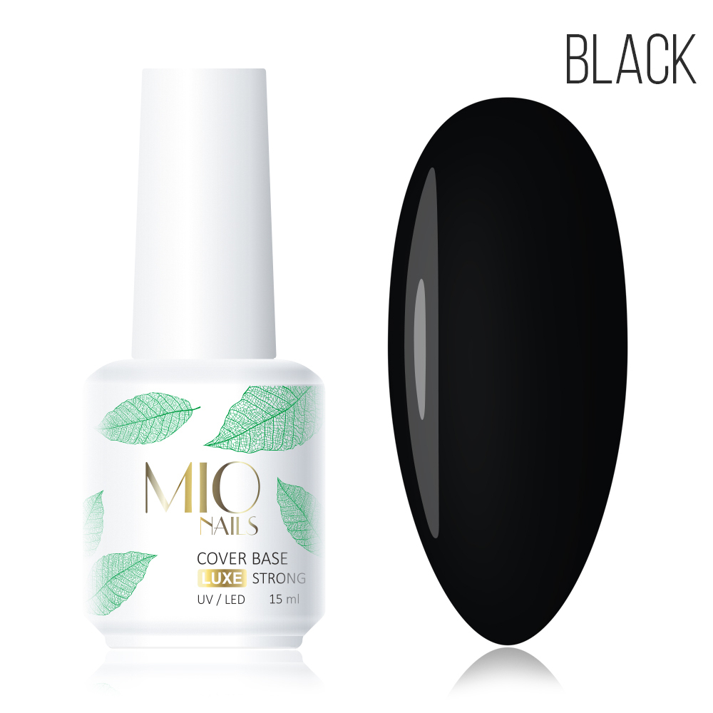 Камуфлирующая База MIO NAILS Luxe. Черная - 15 мл