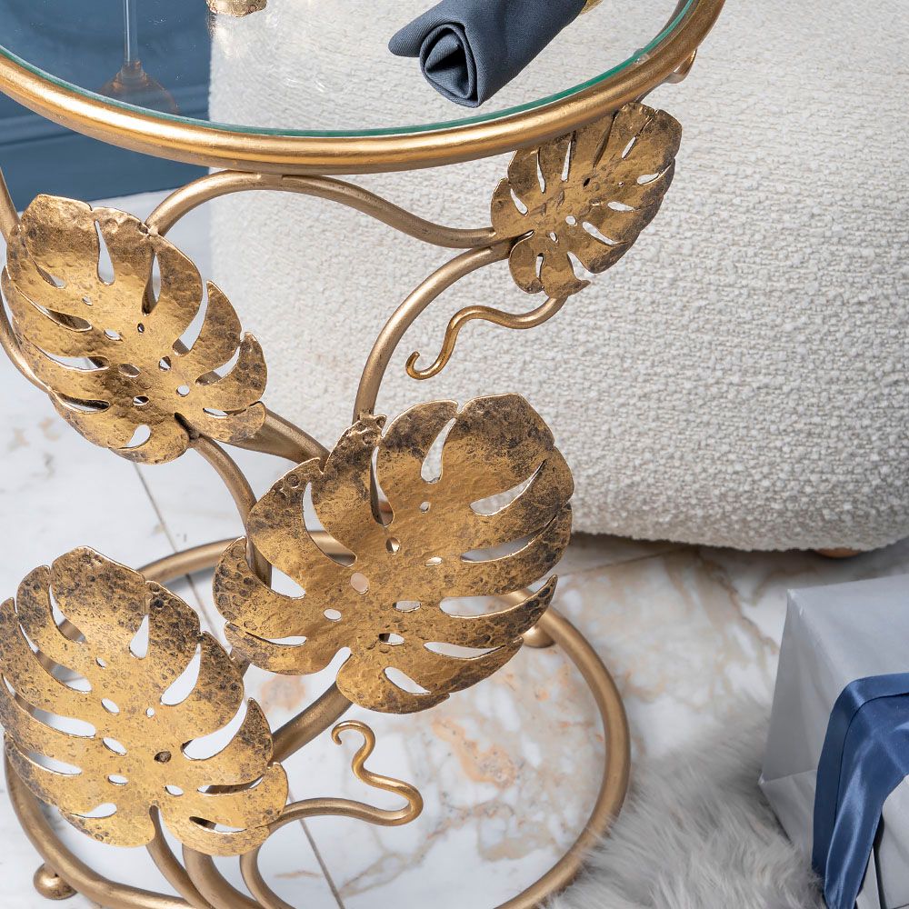 Столик приставной Monstera Deliciosa (Монстера) Амбер