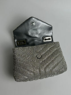 Сумка Saint Laurent Loulou Small crystal shoulder bag