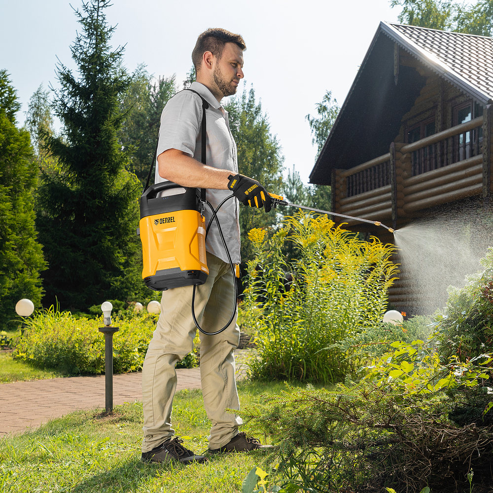 Опрыскиватель аккумуляторный D-5LI, 5 л, 12 В, 2 Ач// Denzel