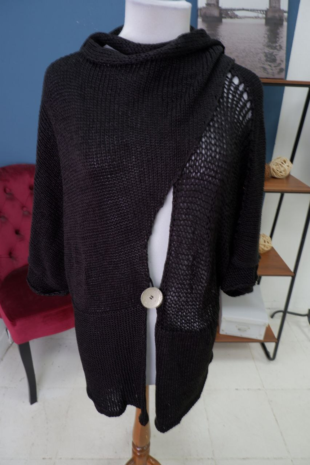 Кардиган Vlas черный 56 размер, новый