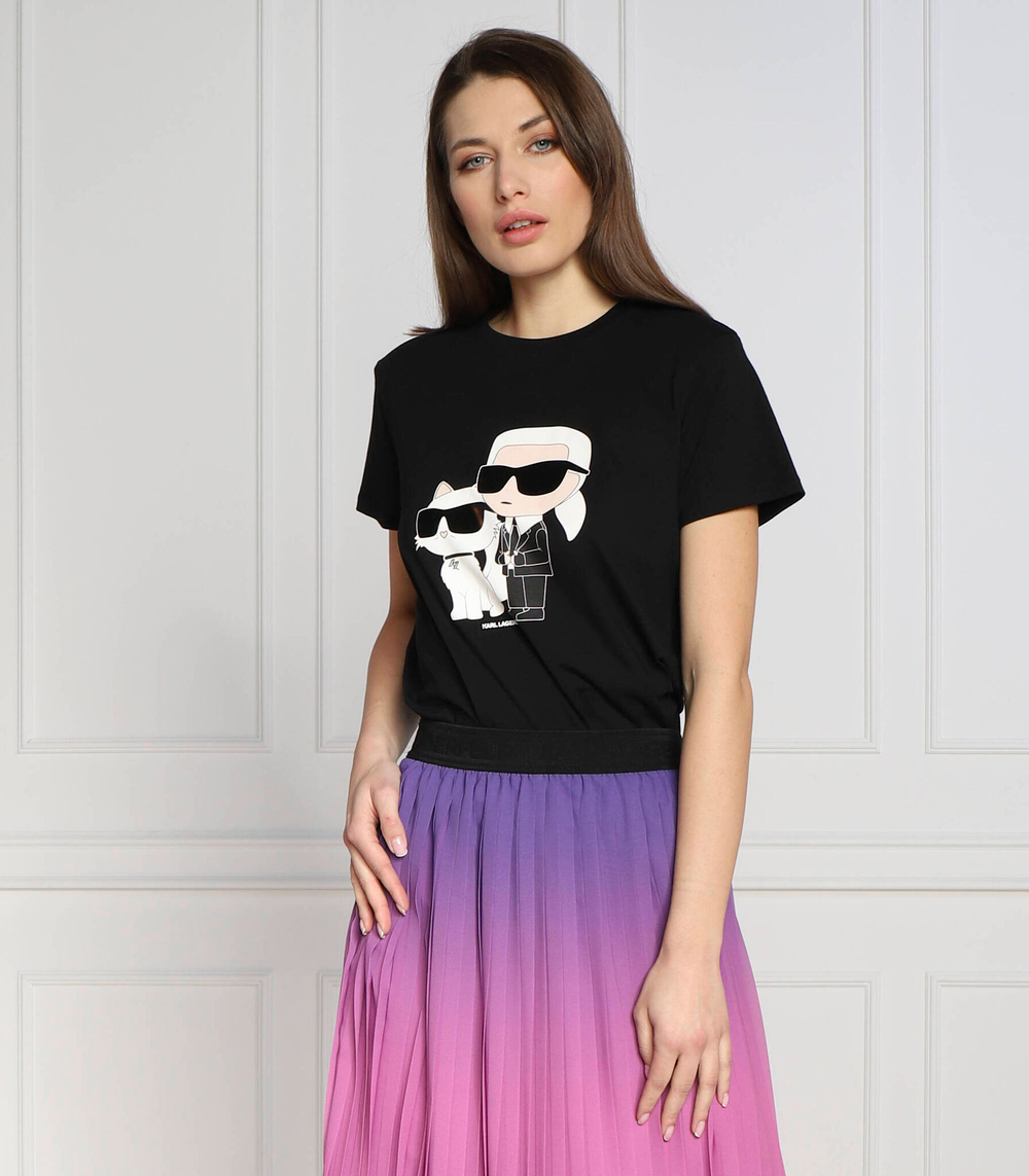 футболка ikonik 2.0 Karl Lagerfeld - черный(230W1704)