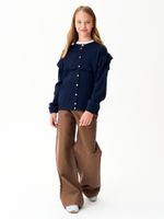 Кардиган для девочки AT1423 синий