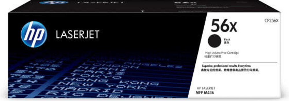 HP 56X Подлинный Черный 1 шт CF256X