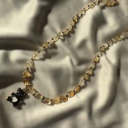 Колье "Энергия солнца" с цитрином