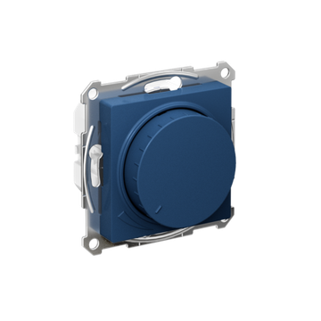 ATLASDESIGN СВЕТОРЕГУЛЯТОР (диммер) поворотно-нажимной, LED, RC, 400Вт, механизм, АКВАМАРИН