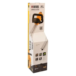 DENZEL RBC510-36 кусторез аккумуляторный li-ion, 36 в, нож 510 мм, поворотная ручка (2 x 4 Ач, ЗУ) 59410