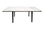 Стол Миллер пластик бабочка раздвижной чёрный (комплект ног №3)