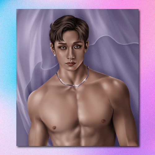 Арт принт / alexstayart / STRAY KIDS / Бан Чан #01