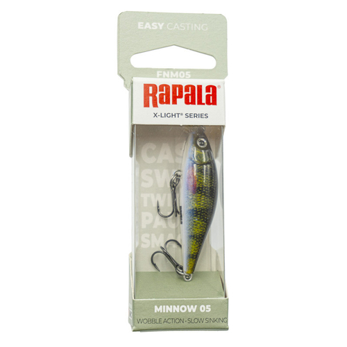 Воблер RAPALA X-Light Minnow FNM05 / 5 см, 4 г, цвет PEL