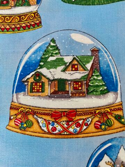 Ткань Новогодняя 100% хлопок отрез 50х55см (Италия)