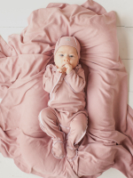 Комбинезон Mjölk Sleep and Play Desert Rose, швы наружу