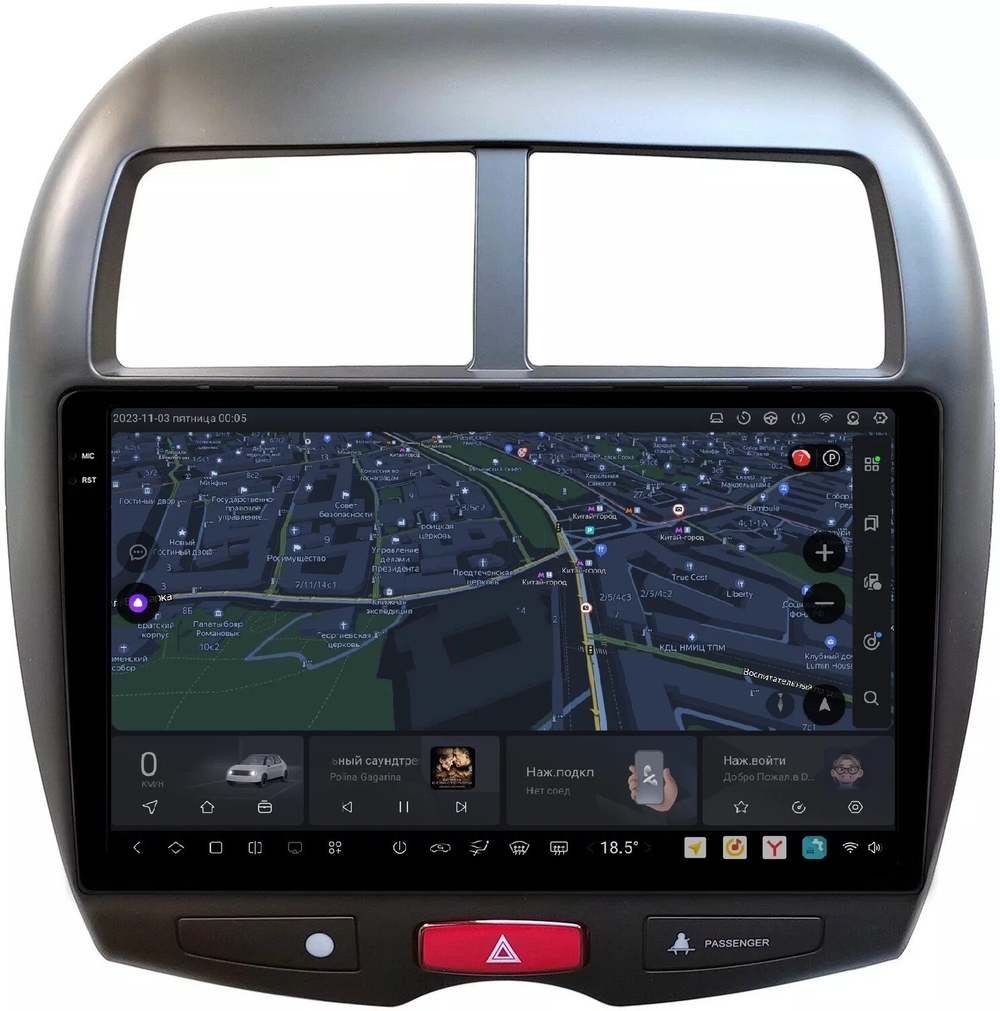 Магнитола для Mitsubishi ASX, Peugeot 4008, Citroen C4 Aircross 2010-2016 - Carmedia OL-1631 QLed+2K, Android 13, UIS7870 (DUDU7), CarPlay, SIM-слот