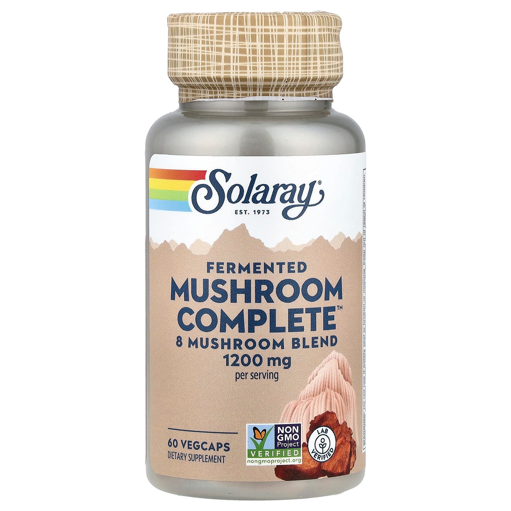 Solaray, Fermented Mushroom Complete™, 60 растительных капсул