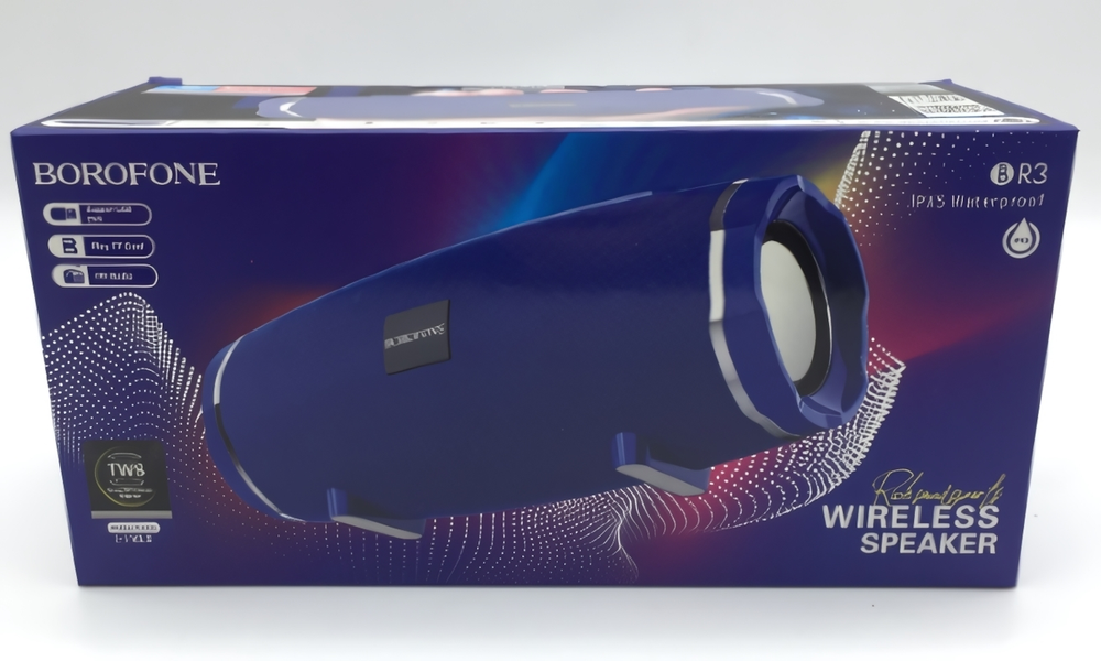 Портативная колонка Borofone BR3, 10W, BT5.0, 1200mAh Blue