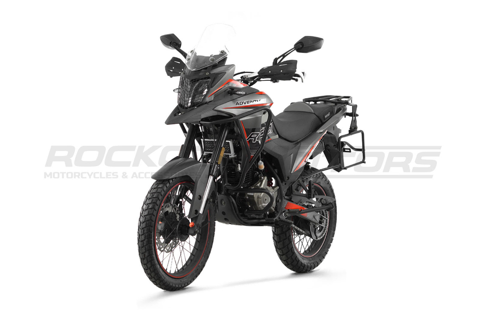 Мотоцикл турэндуро ROCKOT DAKAR ADVENTURE 2.0 (серый/красный)