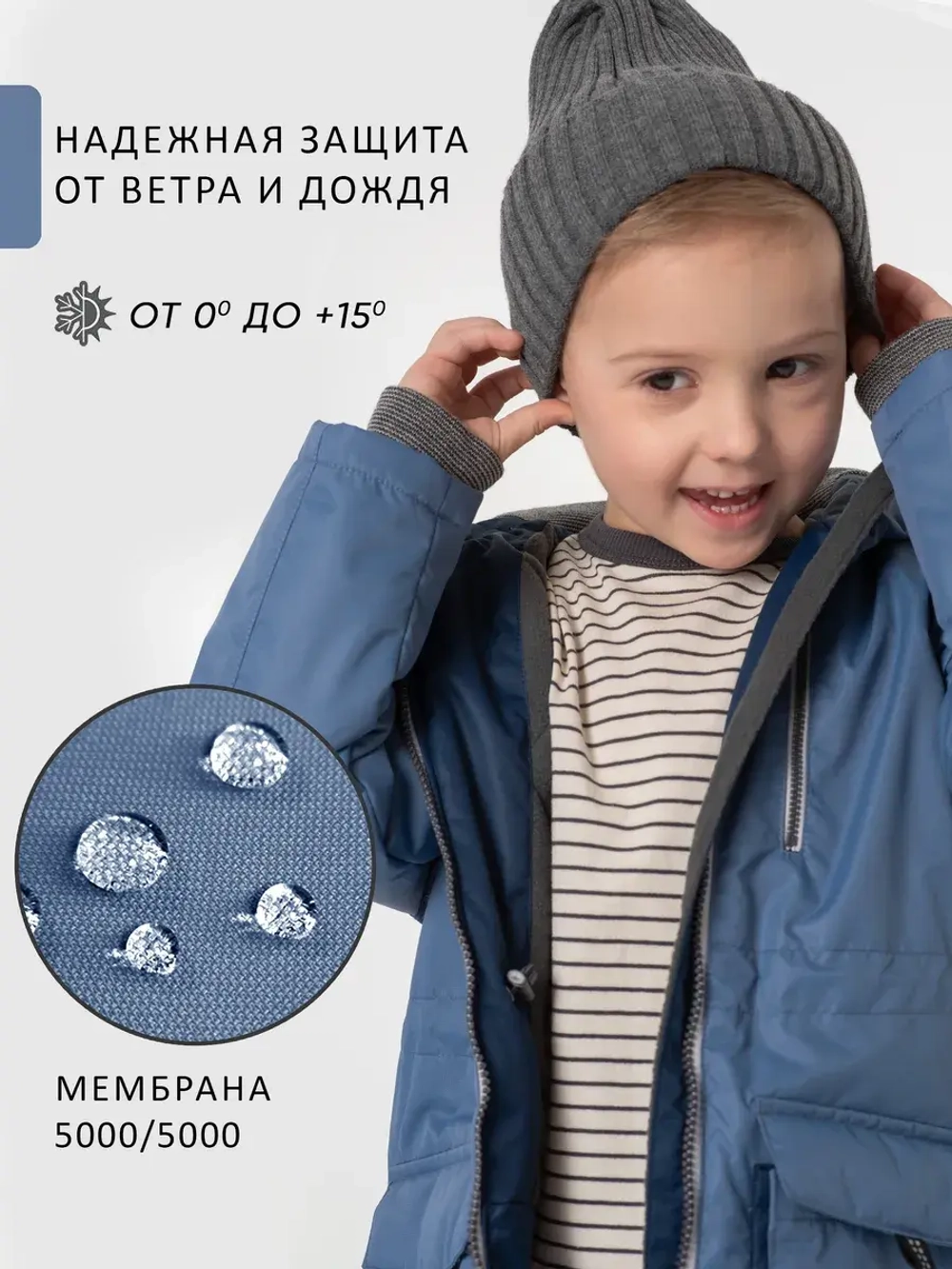 Куртка парка демисезонная мембрана