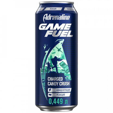 Энергетик Adrenaline Game Fuel (Игровая энергия) 0.44л