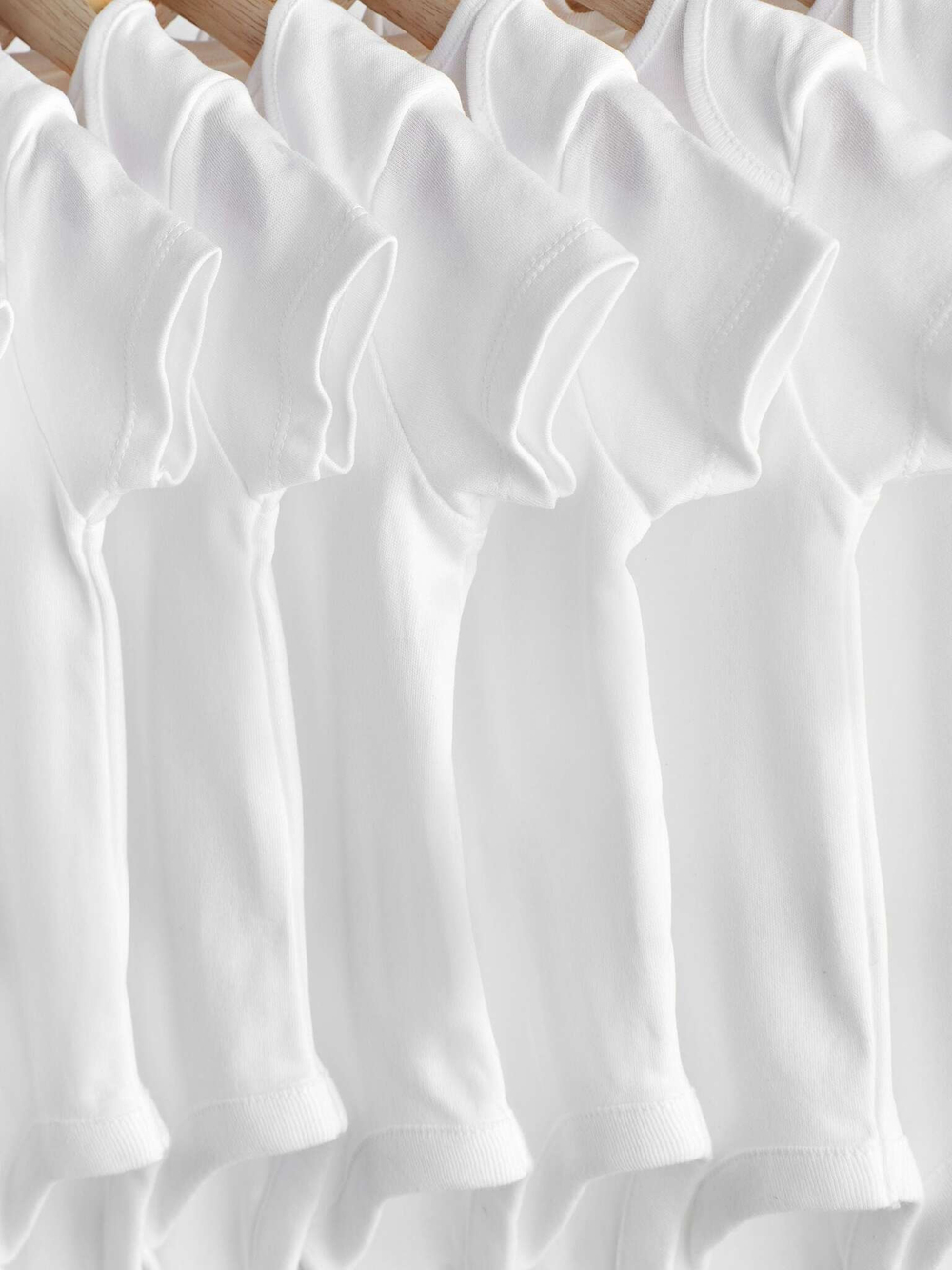 Боди с коротким рукавом для малышей Next 263-726, 10 шт., Белый