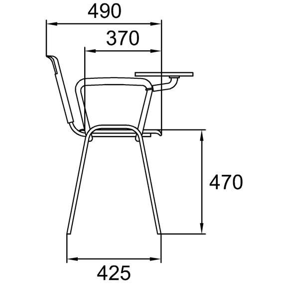 Стул Sigma с пюпитром
