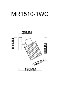 Спот MyFar Cathy MR1510-1WC