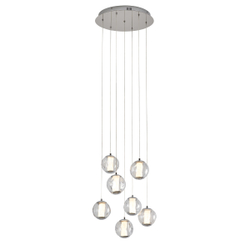 Подвесной светильник OD2437-7 gold/clear