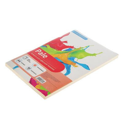 Бумага цветная А4, 100 листов Calligrata Пастель, оранжевая, 80 г/м²