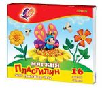 Пластилин ЛУЧ КРОХА 16 цв. 320 г со стеком