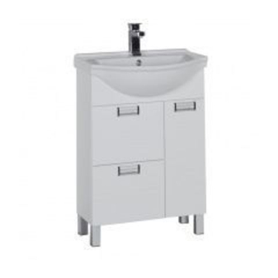 Тумба с раковиной Aquanet Сити 60 белый