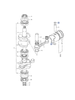 Стопорное кольцо для лодочных моторов DF9.9/DF15