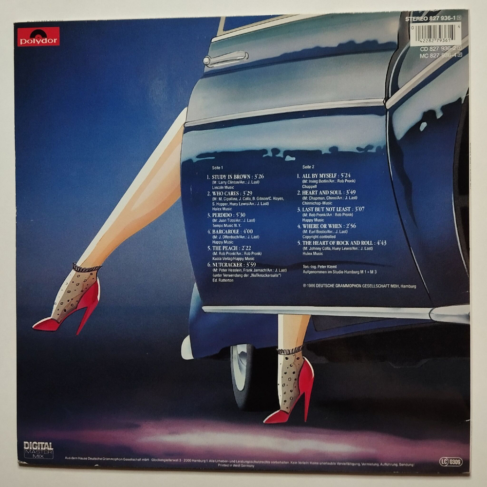 Винтажная виниловая пластинка LP Swing With James Last (Germany 1986)