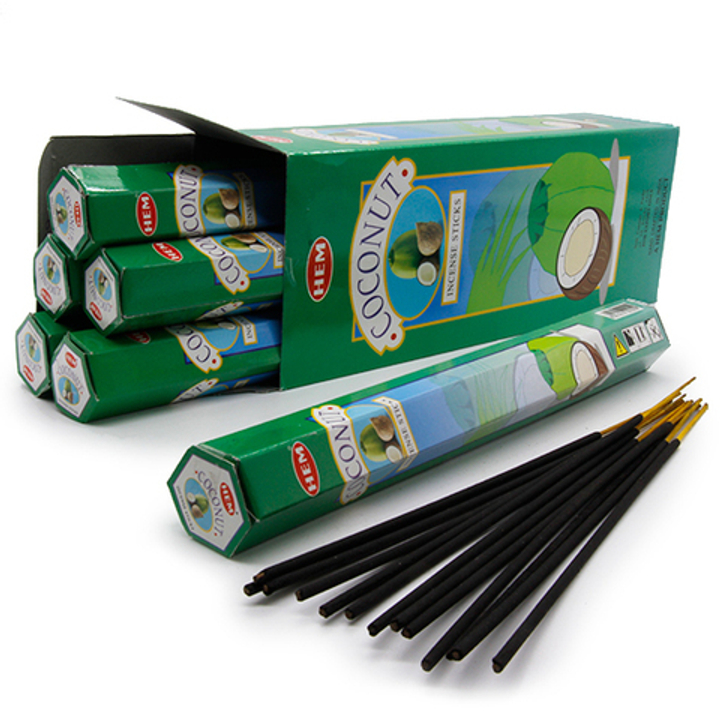 HEM Coconut четырехгранник Благовоние Кокосовый орех