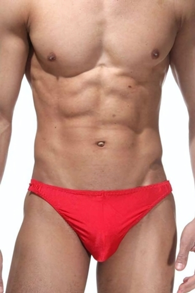 Красные мужские трусы-тонги (Размер: L-XL) (Цвет: красный)