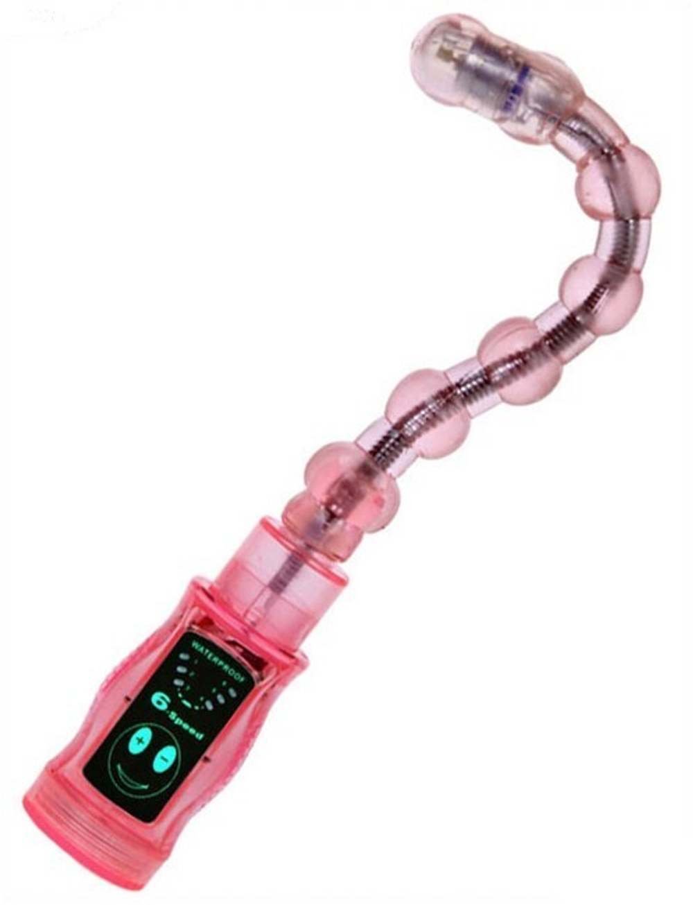 Вибратор гнущийся (6 режимов, розовый) 22х270 мм (Цвет: розовый)