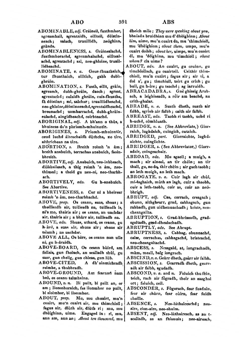 A dictionary of the Gaelic language, in two parts. 1. Gaelic and English - 2. English and Gaelic | Norman Macleod