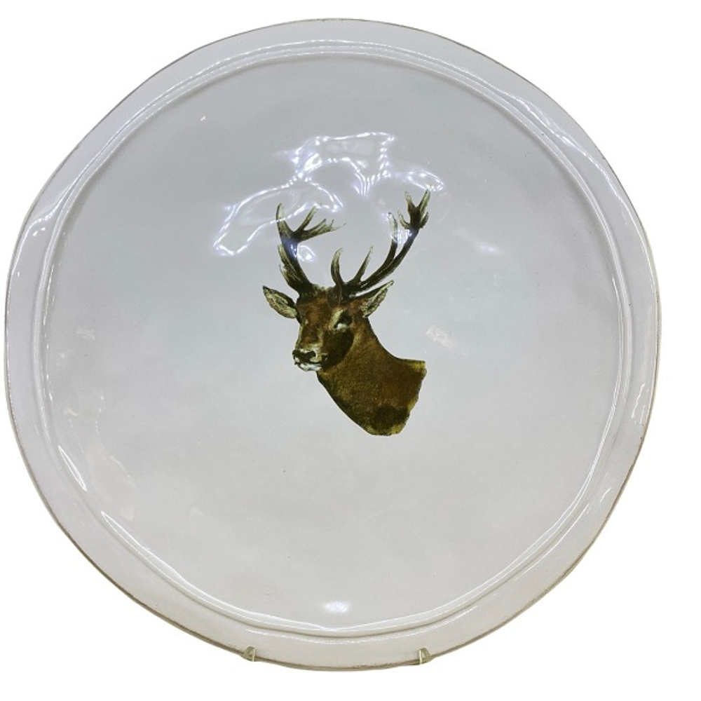 Тарелка Олень L