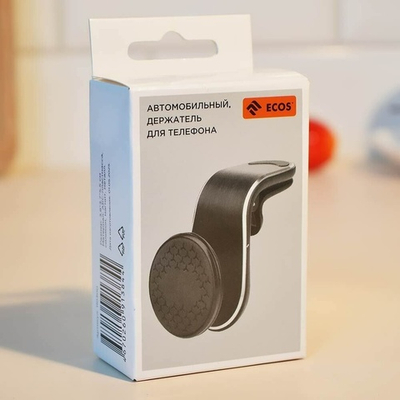 Держатель для телефона магнитный на воздуховод, 3,8*3,7*5,5см, ECOS EA-07