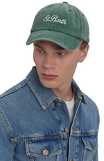 Кепка MC Saint Barth Davis denim зеленый