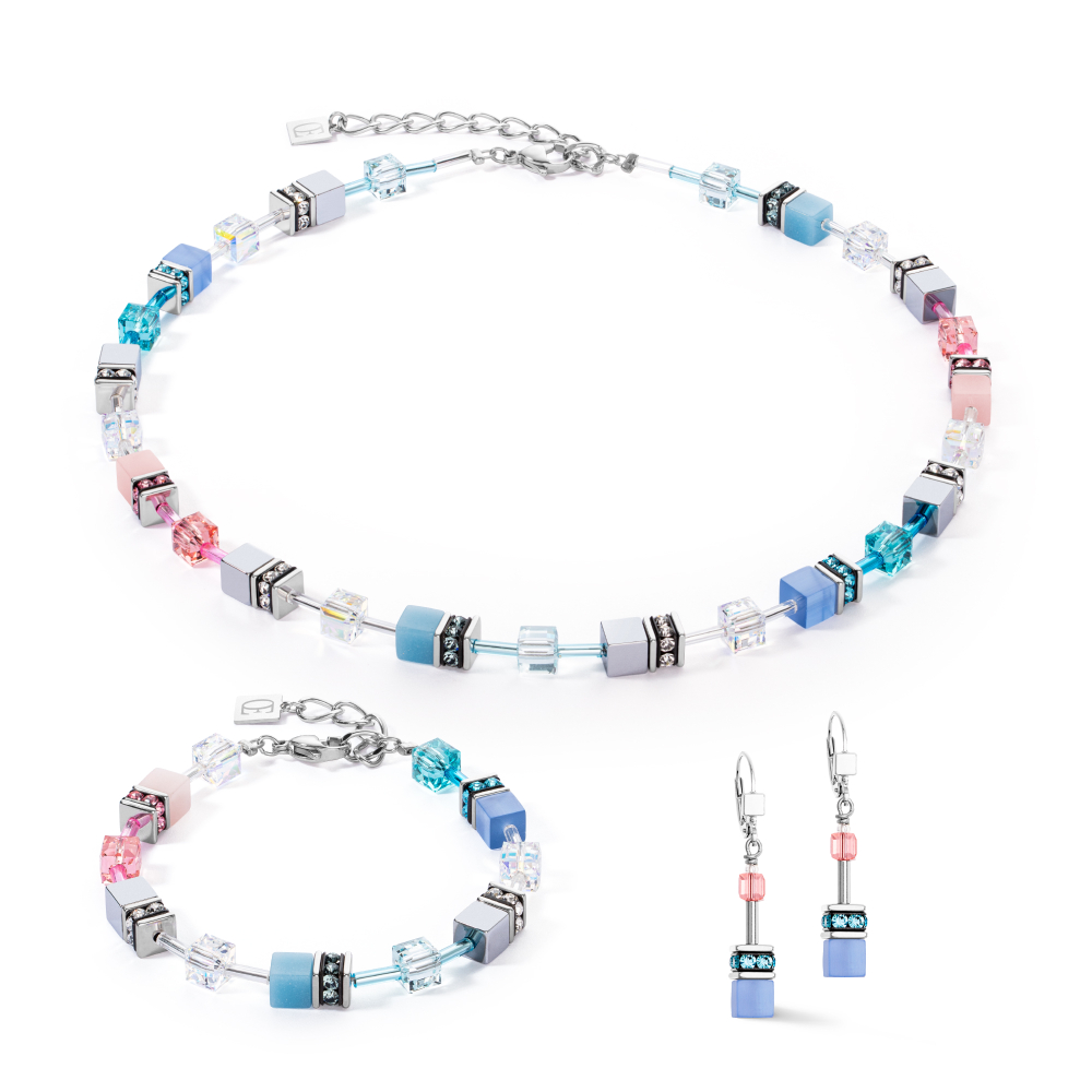 Серьги Coeur de Lion Blue-Rose 4023/20-0719