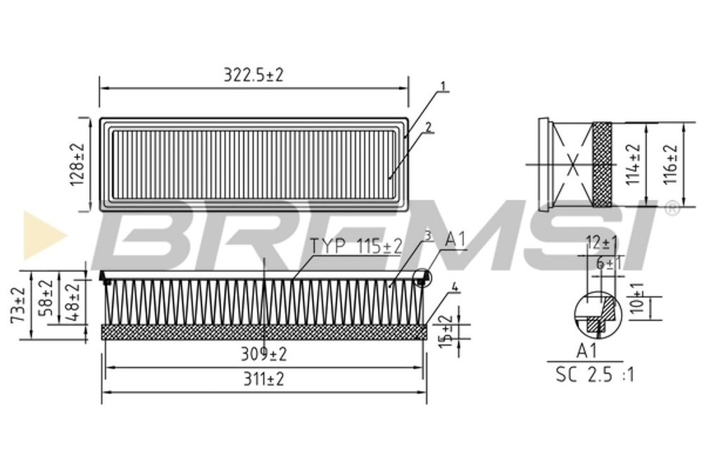 BREMSI - FA0113
