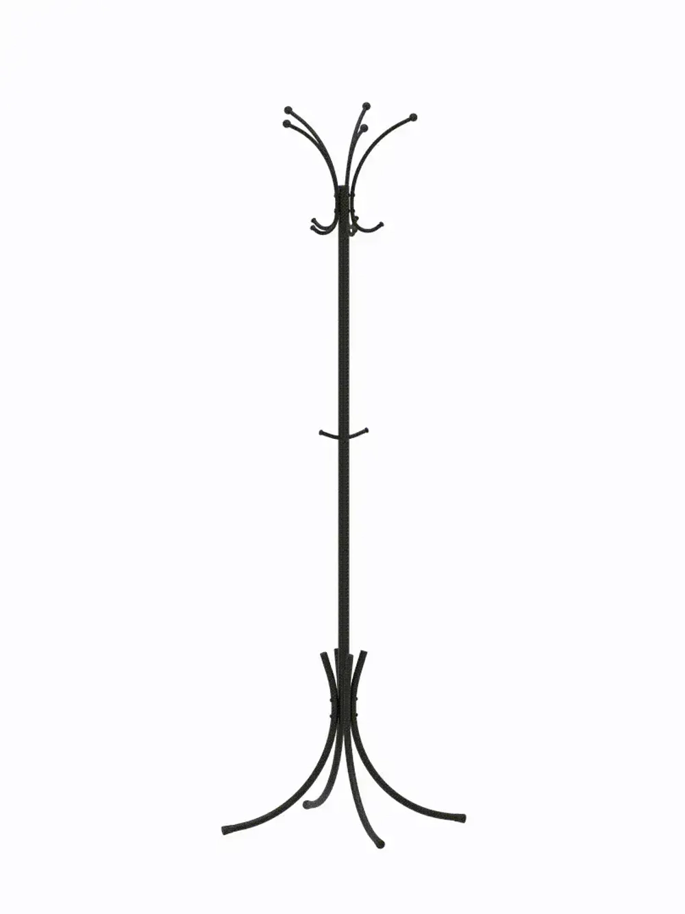 Вешалка напольная «Корона» разборная (Графит)