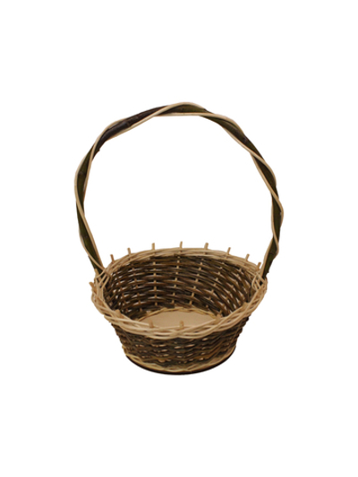 Корзина круглая подарочная арт. D260GR, диаметр 26 см