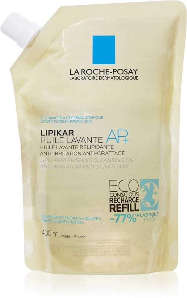 La Roche-Posay смягчающее очищающее масло, дополняющее липиды, против раздражения наполнение Lipikar Huile AP+