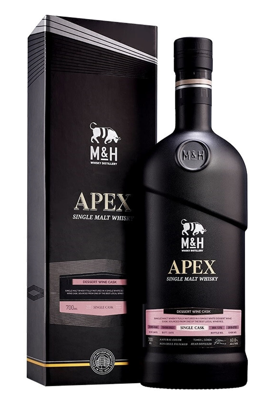 Виски M&H Apex Dessert Wine Cask, 0.7 л.