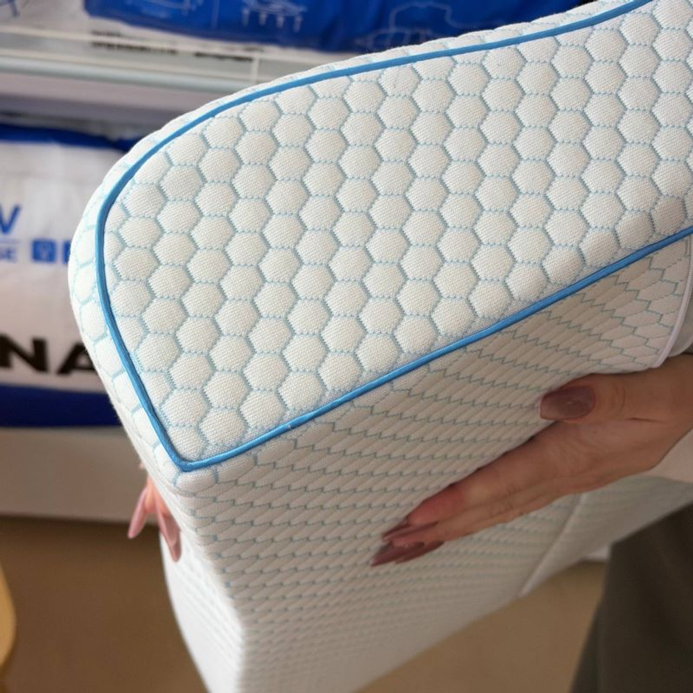 Подушка ортопедическая с двумя валиками SLÖJAN, 60х40х10/12, пенополиуретан с эффектом памяти