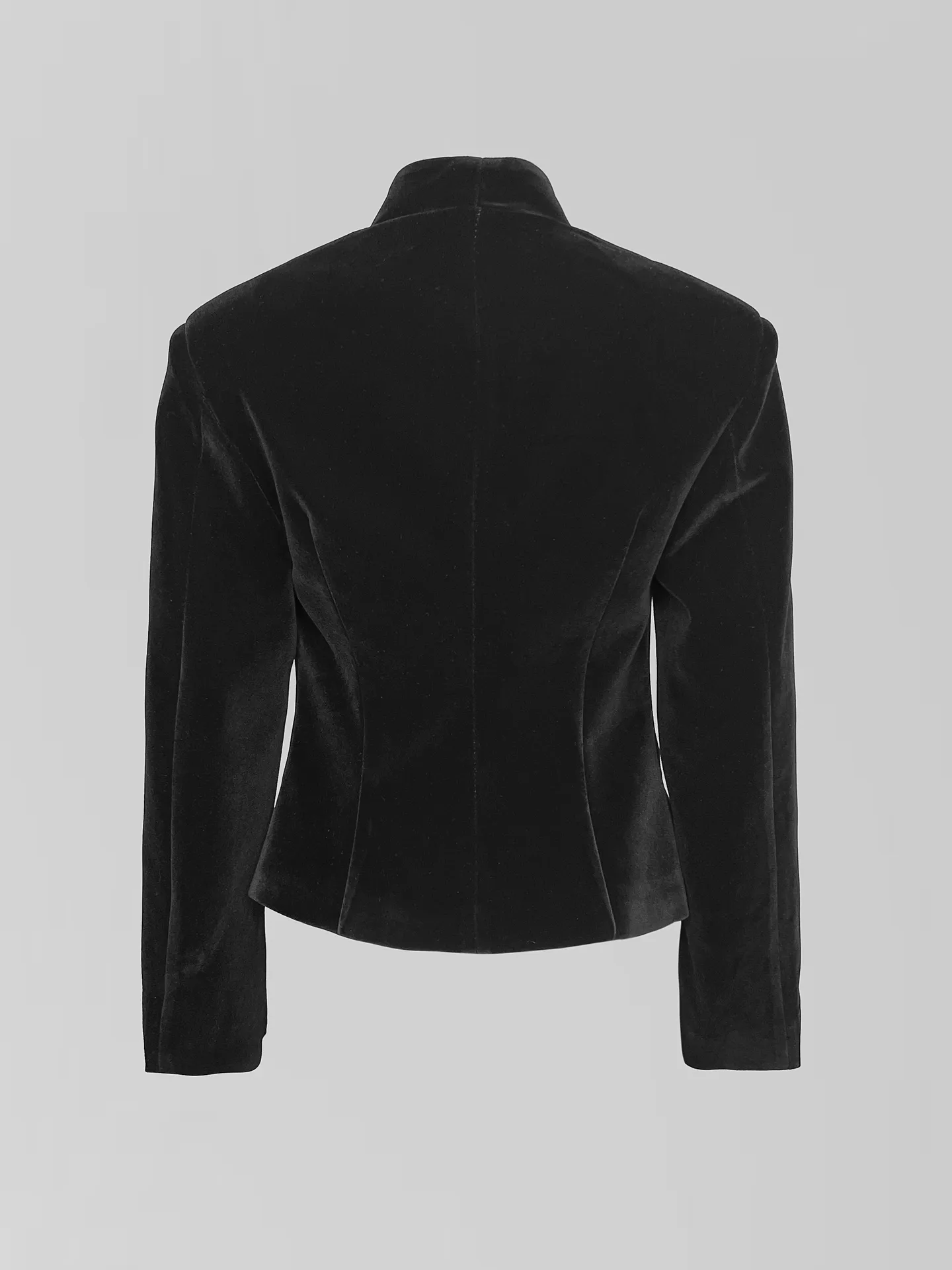 Жакет LIZA 4444 замшевый приталенный на пуговицах