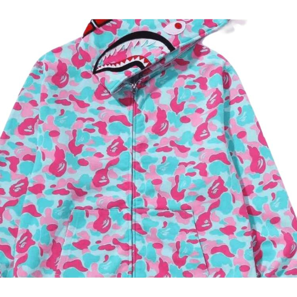 A Bathing Ape Store Miami Separate Shark Full Zip Худи