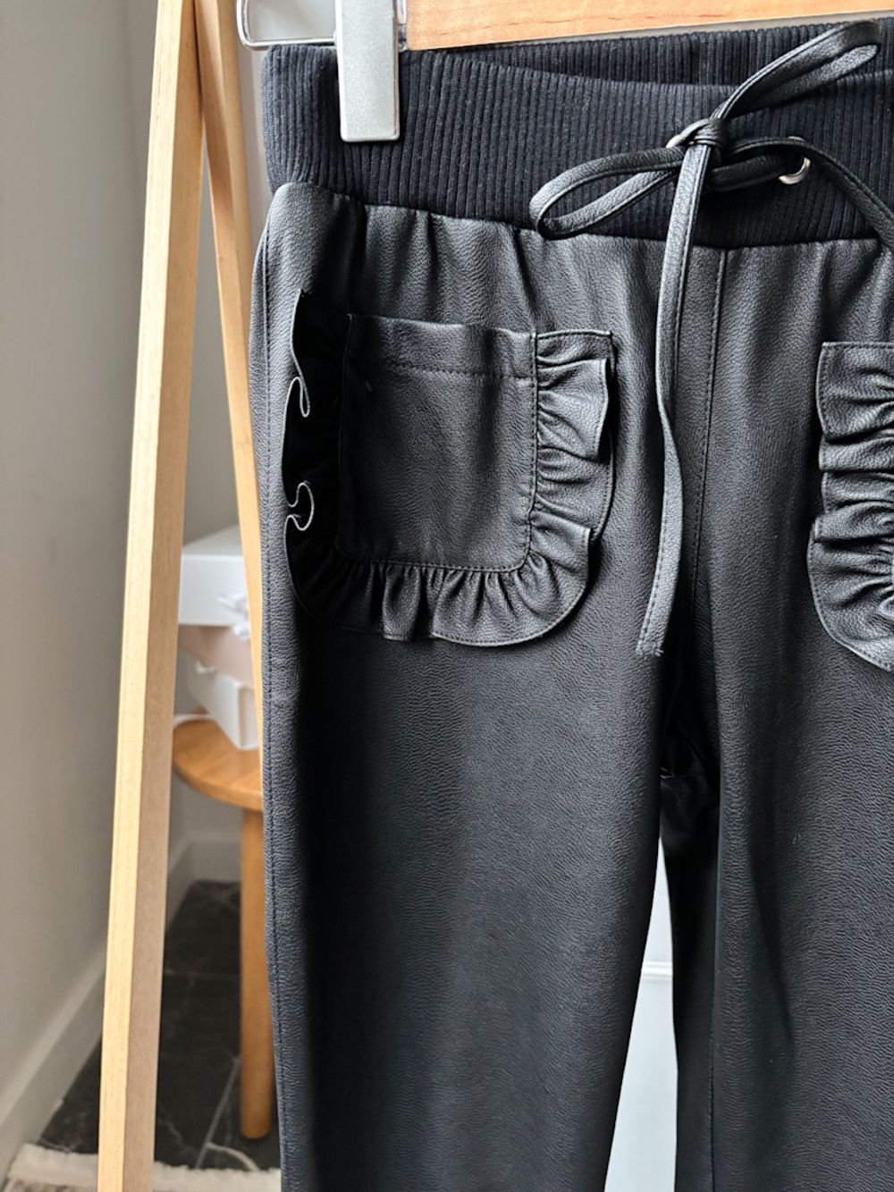 Новые брюки Simonetta из искусственной кожи, 140