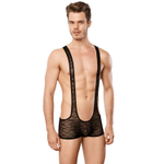 Мужское кружевное боди Doreanse Sexy Body (Размер: XL) (Цвет: черный)